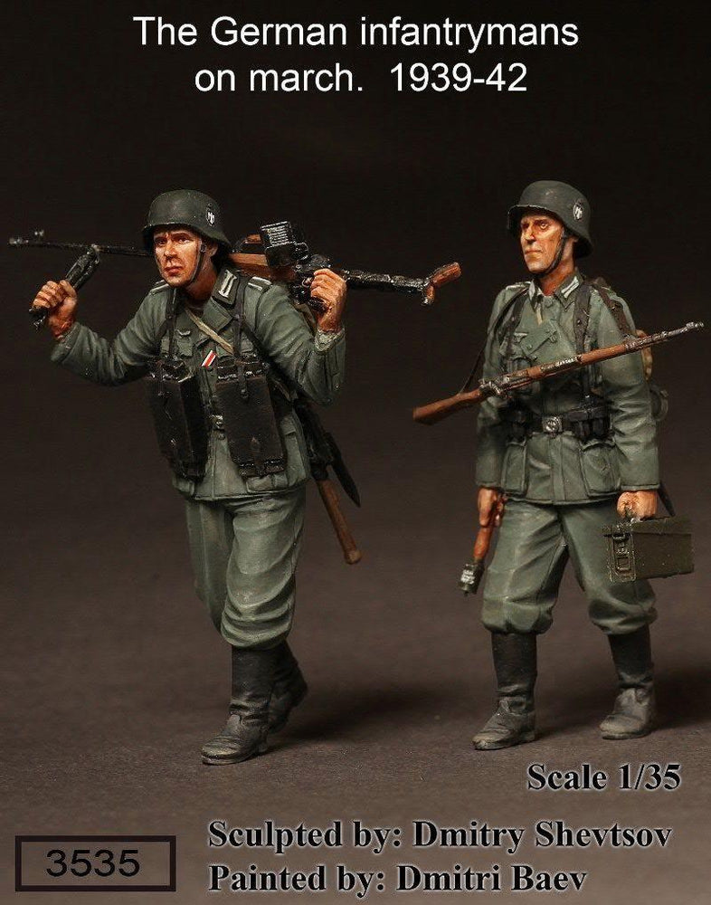 1/35 Scale The German Infantrymans on march 1939-42