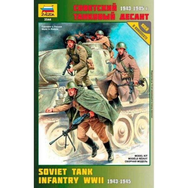 Zvezda €“ Soviet Infantry €“ 1: 35 Scale Model Kit €“ z3544