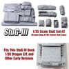 StuG Stowage Set #2. Fits All 1/35 Dragon StuG III C/E Kit