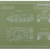 Tankraft  T-34/85 Pro Modeller Mat 12 x18 inch