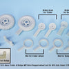 DEF models WW2 U.S Trailer and Dodge WC Extra Sagged wheel set (for WC6x6, M101 trailer) 1/35 scale