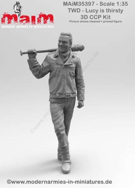 1/35 scale 3D printed model Negen Lucy is thirsty TWD