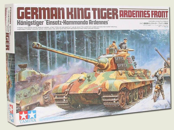 Tamiya 1/35 scale WW2 German King Tiger tank Ardennes front