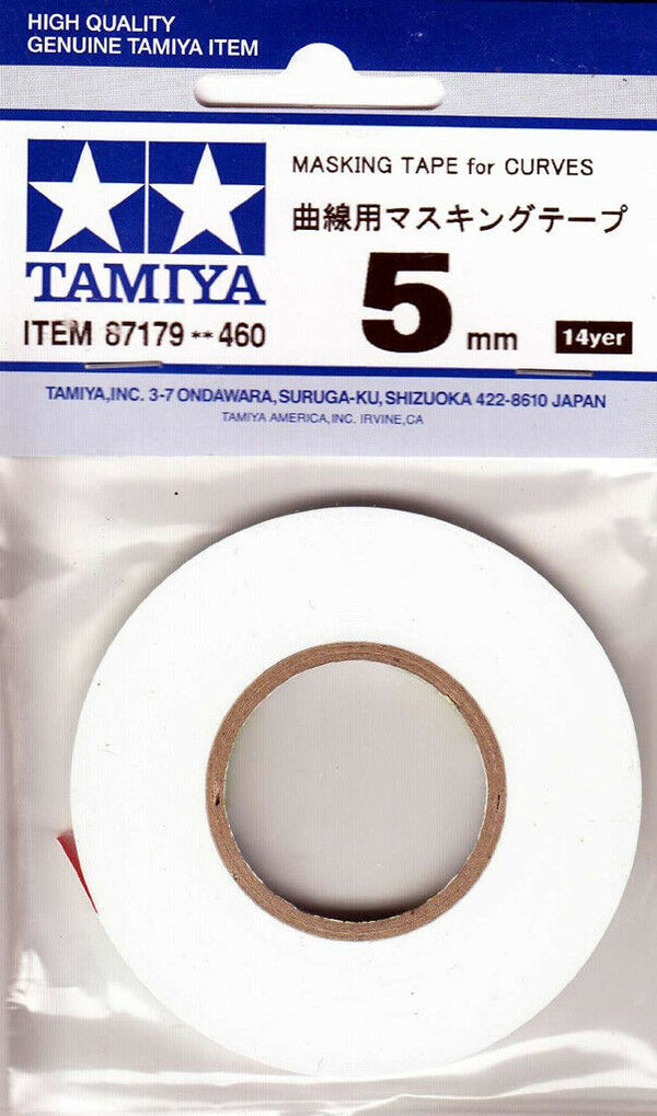 Tamiya Masking Tape for Curves 5mm - 20m roll - Tools / Accessories