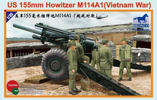 1/35 Scale U.S. 155mm Howitzer M114A1 (Vietnam War)