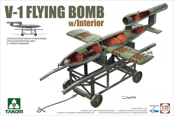 Takom 1/35 V-1 Flying Bomb w/t Interior # 02151