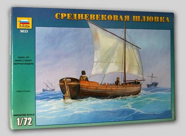 Zvezda 1/72 MEDIEVAL LIFE BOAT/ DINGHY