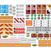 CARSON R/C 1:14 Sticker-Sheet Truck Caution-Signs