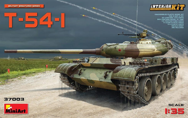 1/35 Scale resin model kit T-54-1 soviet tank (interior kit)