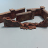 1/35 scale Brick garden wall Set #3