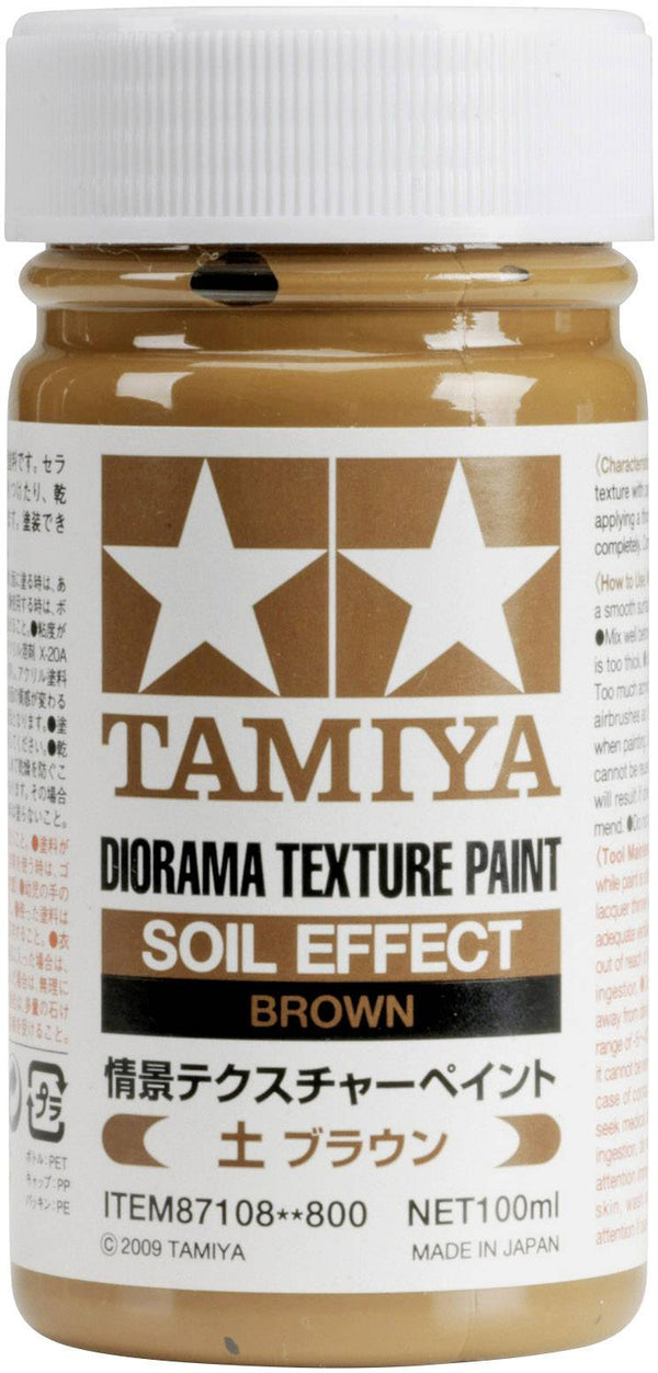 Tamiya 100ml TEXTURE PAINT SOIL BROWN