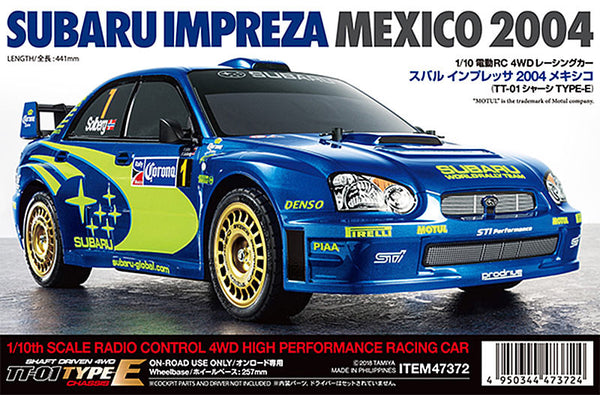 Tamiya Impreza Mexico '04 (TT-01E) TorqTune/ESC