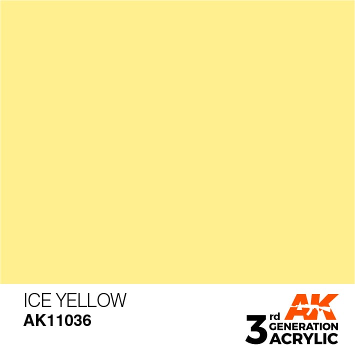 AK Interactive Gen 3 - Ice Yellow 17ml
