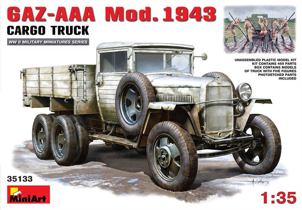Miniart 1:35 GAZ-AAA Mod. 1943 Cargo Truck