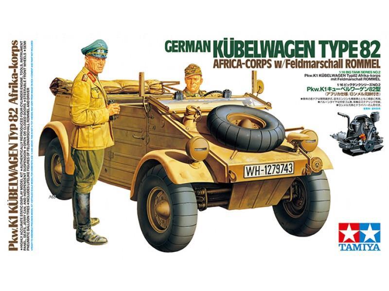 Tamiya 1/16 scale Kubelwagen Type 82 Africa Corps  LTD