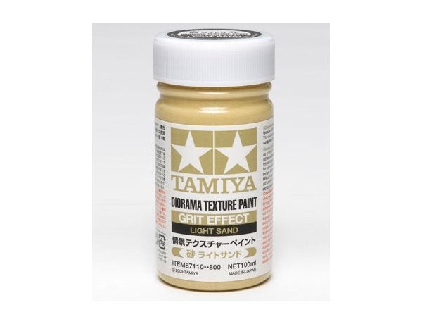 TAMIYA MINI ACRYLIC - TEXTURE PAINT GRIT LIGHT SAND