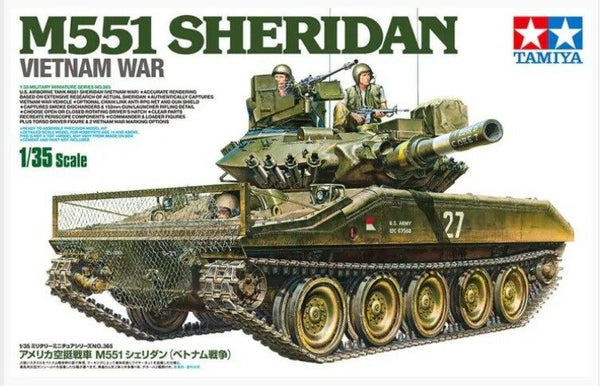 1/35 scale US American M551 SHERIDAN airborne tank (VIETNAM)