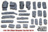 1/48 Scale Tents, Tarps Crates #2 (27 Pieces)