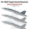 DEF models 1/48 F/A-18E/F Super Hornet Decal set - Movie Collection No.8 for 1/48 Hasegawa kit