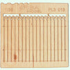 Model Scene - WOODEN FENCES 1:35 Decorative European wooden fence