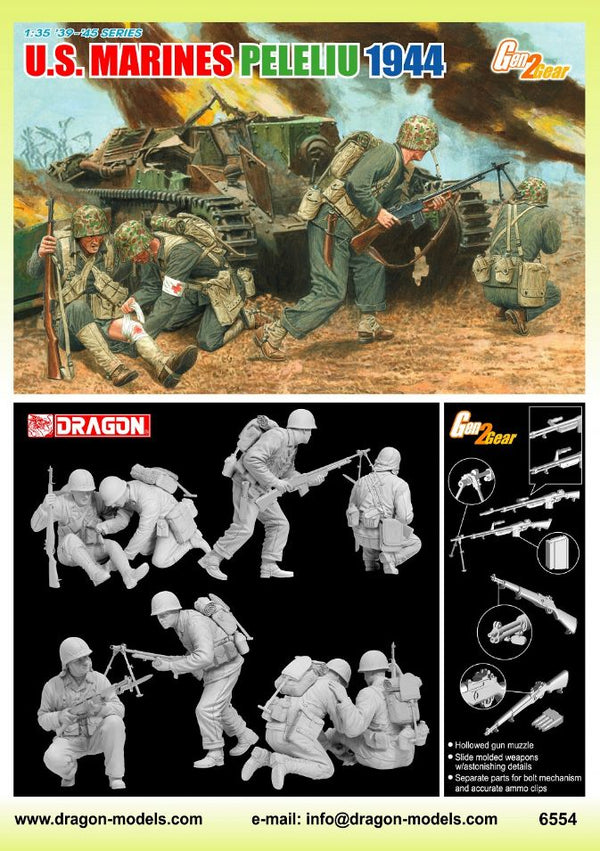 Dragon 1/35 scale WW2 US MARINES PELELIU 1944