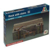 Italeri Models Dock with Stairs Kit (1/35 Scale)