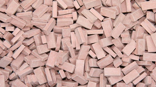 1/35 Scale Bricks  Medium Red (appro