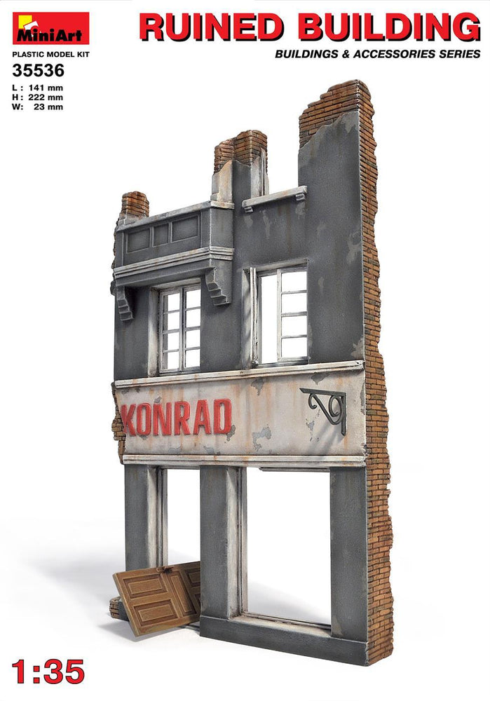 Miniart 1:35 Ruined Building