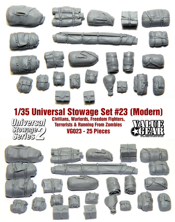 1/35 Scale resin kit  Series 2 (Modern Universal) Tents & Tarps #23 (25 Pieces)