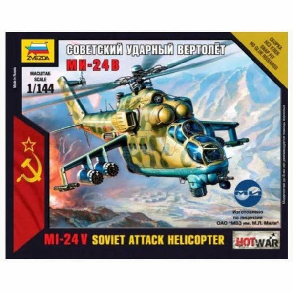 Zvezda 1/144 scale Soviet attack Helicopter MIL-24 VP