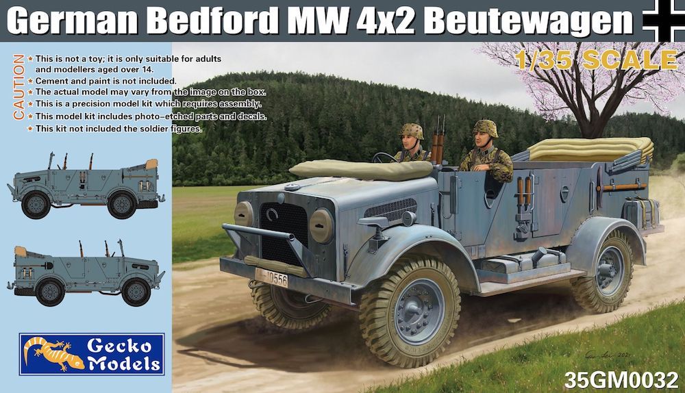 Gecko 1/35 WW2 German Bedford MW 4x2 Beutewagen