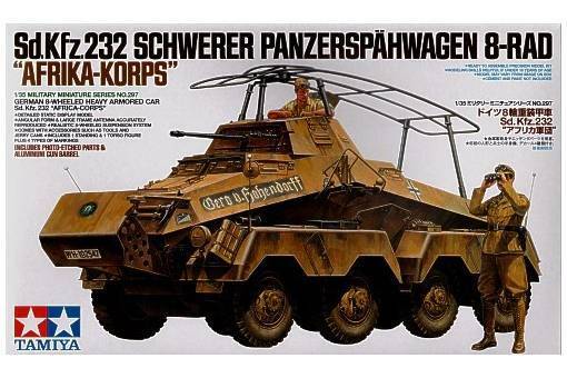 Tamiya 1/35 scale WW2 German Sd.Kfz.232 Africa Korps DAK model kit