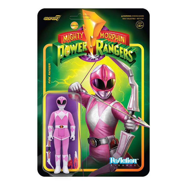 Super7 Power Rangers Pink Ranger ReAction Figure