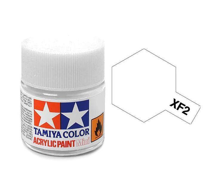 TAMIYA MINI ACRYLIC - ACRYLIC MINI XF-2 FLAT WHITE