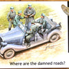 Masterbox 1:35  Where is that road? WW2 German Staff car and Figure group
