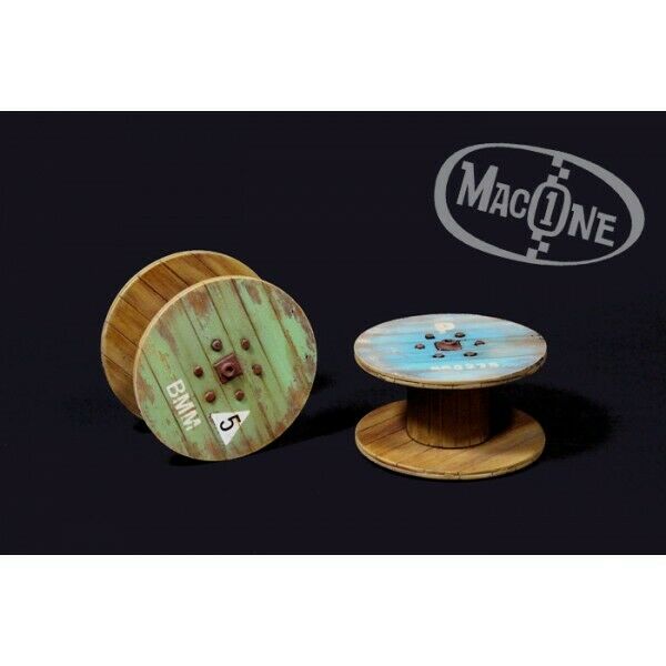 MacOne 1/35 scale resin model kit Industrial Reels Set #1