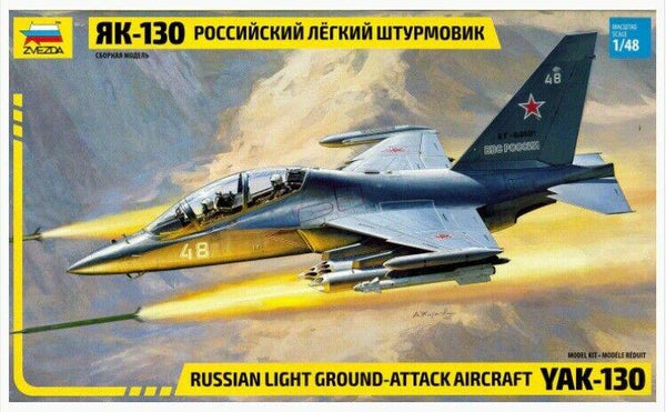 Zvezda 1/48 scale YAK-130 Russian Light Ground-Attack Aircraft
