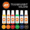 AK Interactive 3Gen paint set TRANSPARENT COLORS