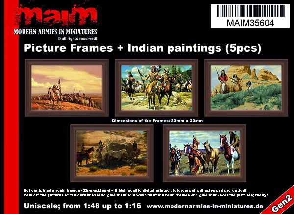 MAIM Picture Frames + Indians / Uniscale