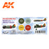 AK Interactive 3G Air Series - Spanish Civil War. Republican Aircraft Colors SET