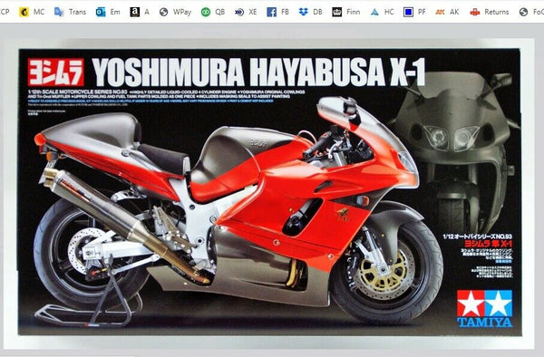 TAMIYA 1/12 BIKES YOSHIMURA HAYABUSA X-1 motorbike model kit