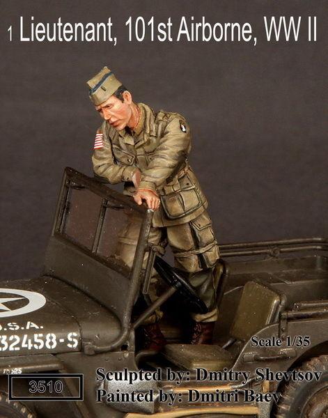 1/35 Scale resin kit 1 Lieutenant, 101st Airborne, WW II