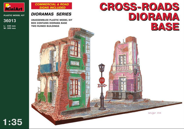 Miniart 1:35 Cross Roads Diorama Base