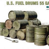 Miniart 1/48 scale WW2 US Fuel Drums 55 gals set