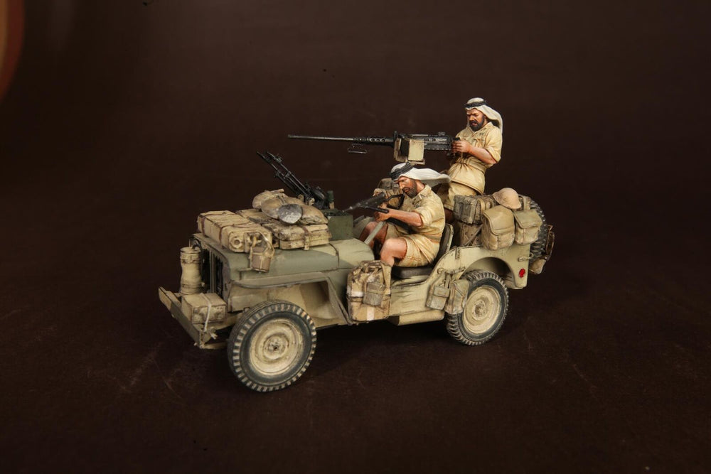 1/35 scale model kit Crew of the Jeep SAS. North Africa.1941-42 #1