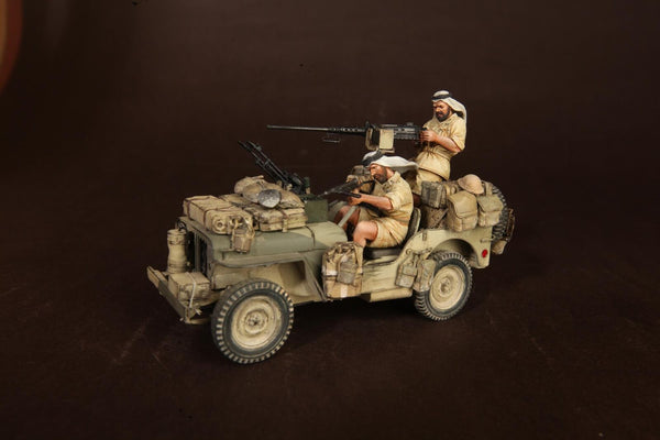 1/35 scale model kit Crew of the Jeep SAS. North Africa.1941-42 #1