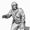 1/35 scale resin figure kit WW2 US Army tanker in Ardennes No2