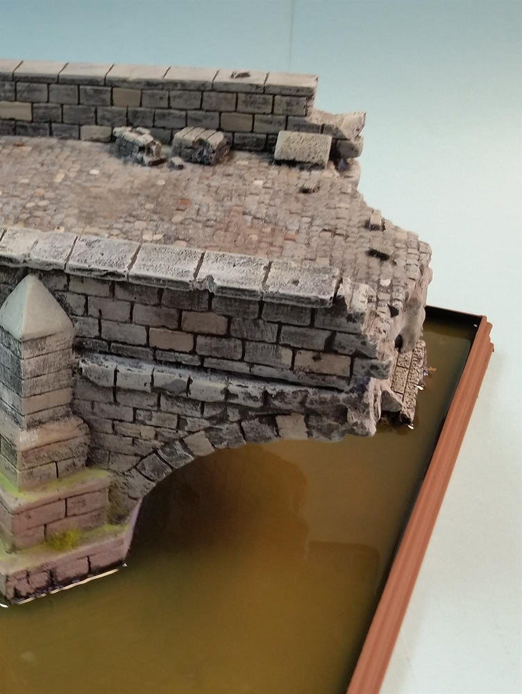 FoG Models 1/35 scale Destroyed Stone River Bridge #1