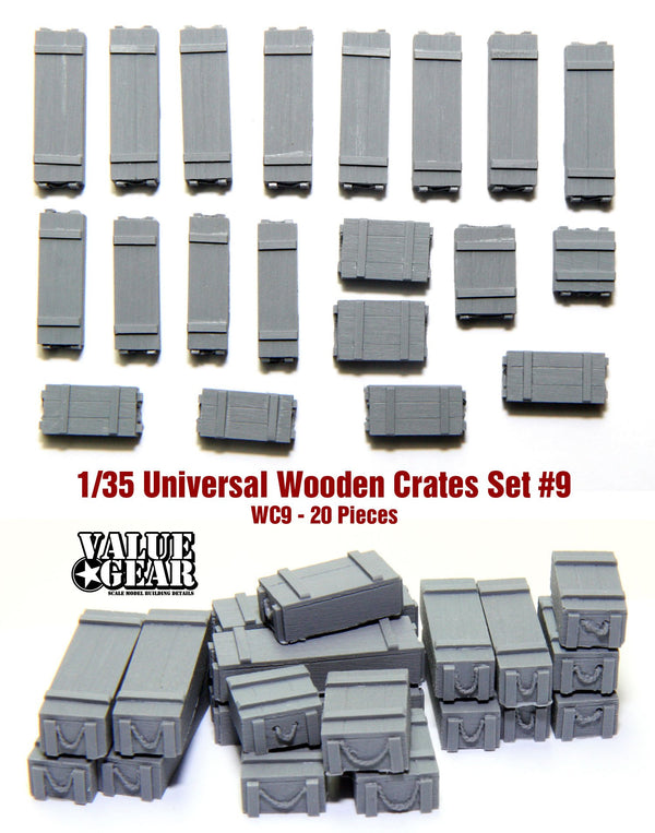 1/35 Scale resin kit  Wooden Crates #9 (20 Pieces) diorama tank lorry stowage