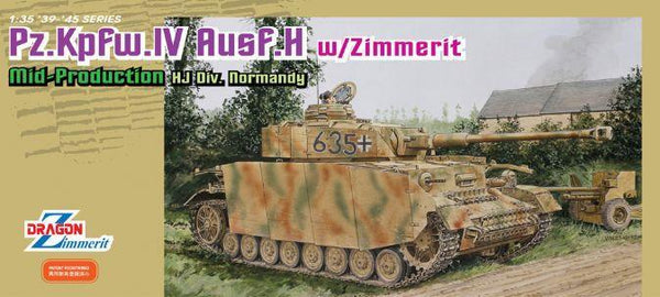 Dragon 1/35 scale Pz.IV Ausf.H w/ZIMMERIT MID-PRODUCTION HJ DIV. NORMANDY